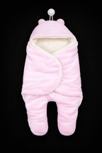 Luxe Winter furry Swaddling Blanket KDS 025 - Kiddiesco
