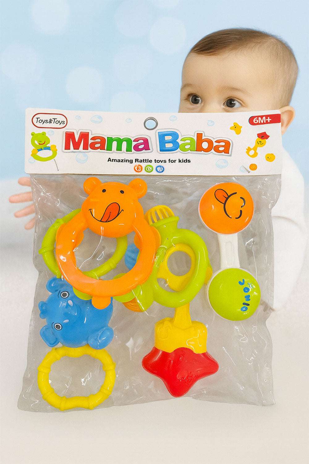 Mama Baba Amazing Rattle Toys for Kids - Kiddiesco Main image