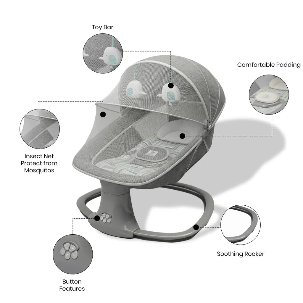 Mastela 3 In 1 Deluxe Multi - Functional Bassinet - Kiddiesco