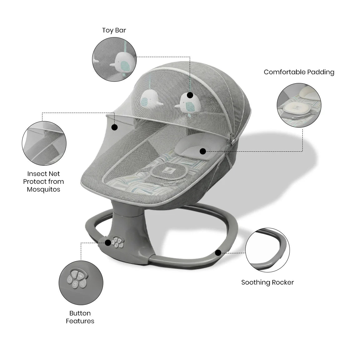 Mastela 3 In 1 Deluxe Multi - Functional Bassinet - Kiddiesco