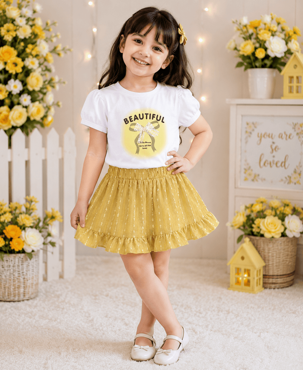 Mini Charm Skirt Set - Kiddiesco