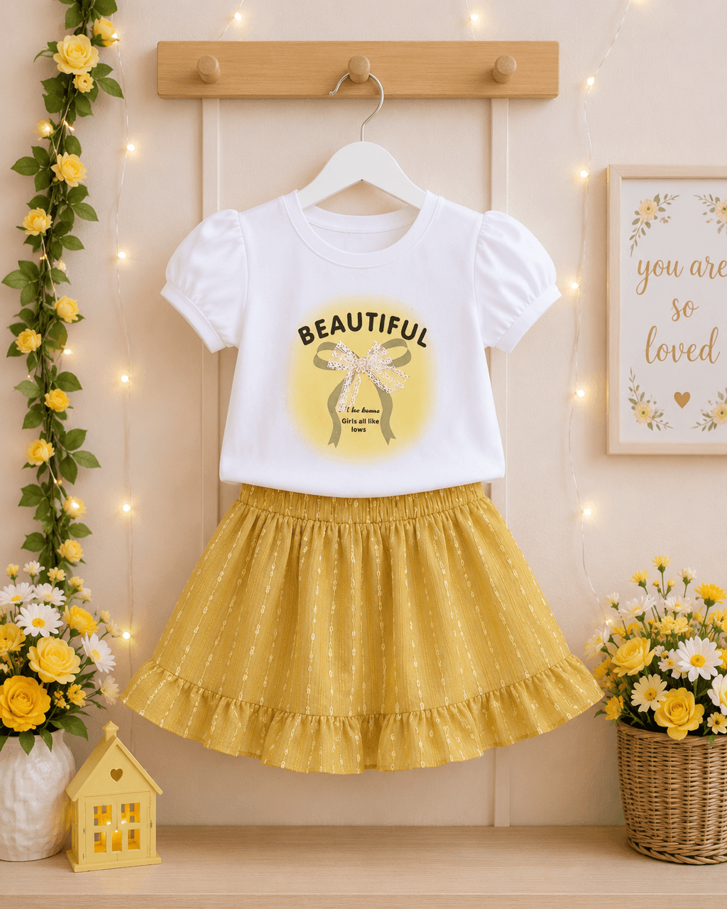 Mini Charm Skirt Set - Kiddiesco