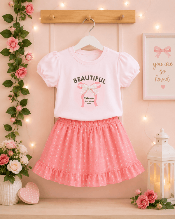 Mini Charm Skirt Set - Kiddiesco