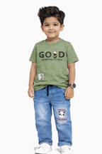 Mini Explorer Denim Outfit - Kiddiesco