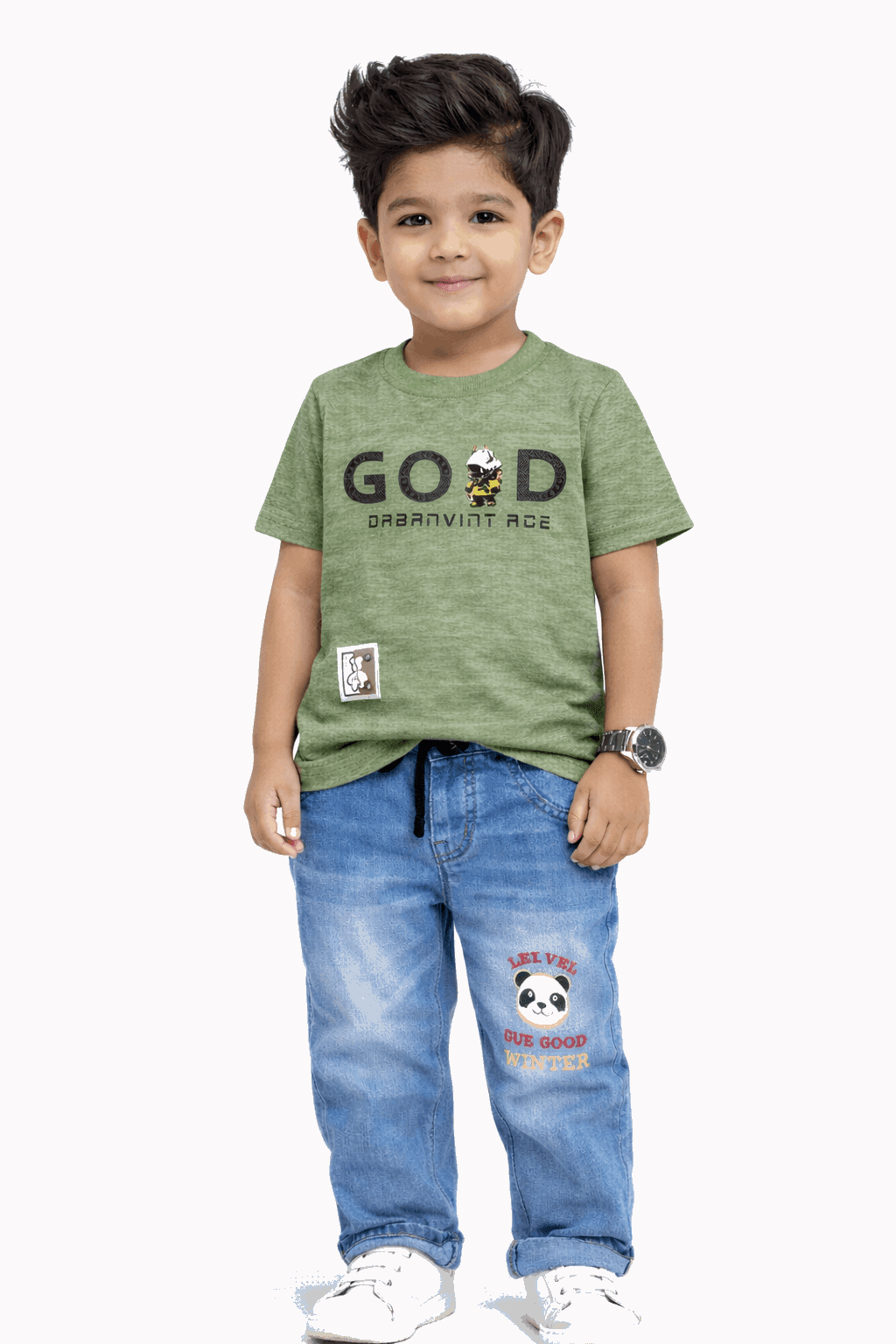 Mini Explorer Denim Outfit - Kiddiesco