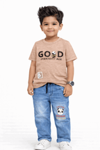 Mini Explorer Denim Outfit - Kiddiesco
