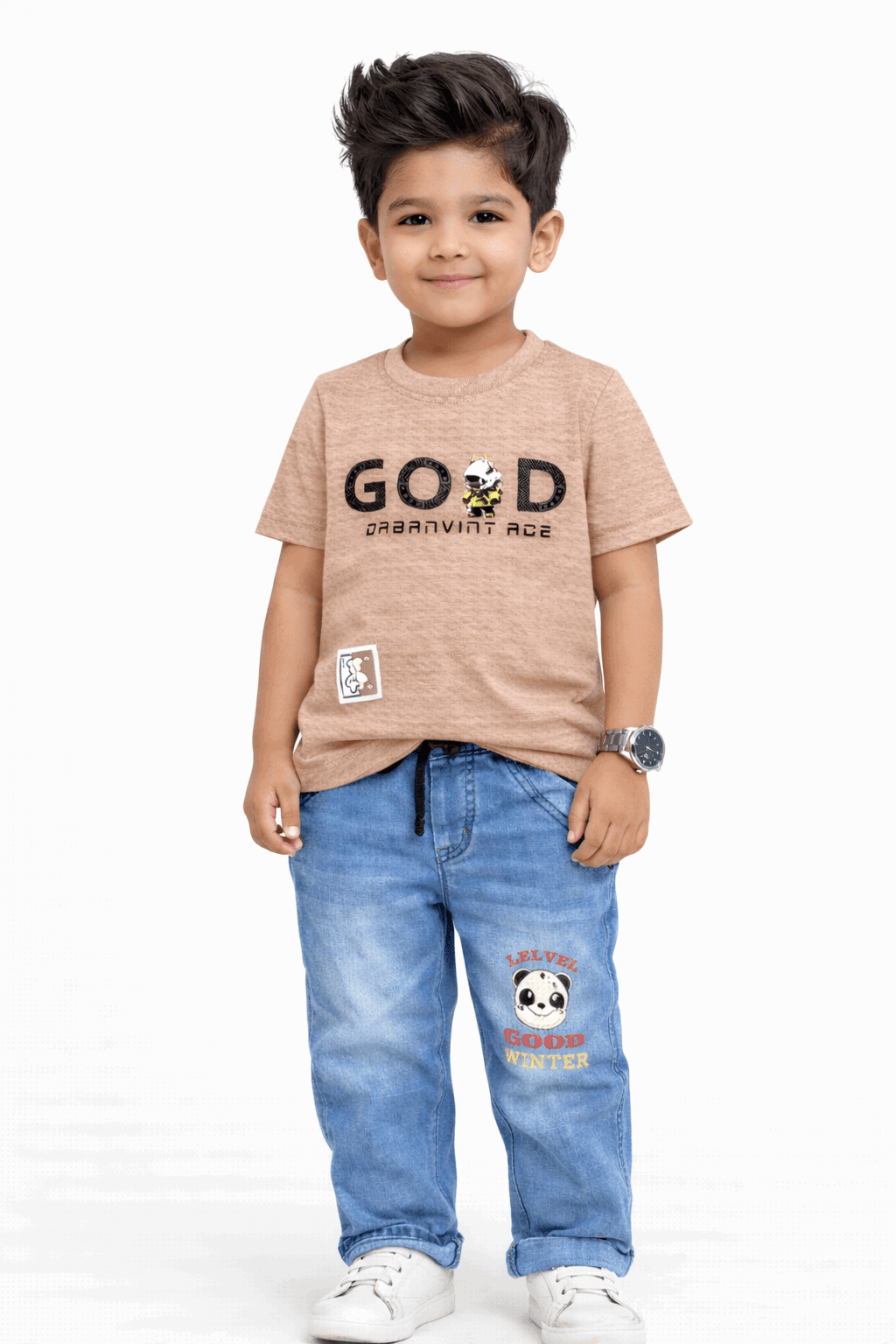 Mini Explorer Denim Outfit - Kiddiesco