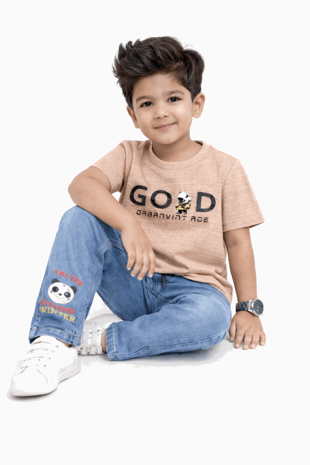 Mini Explorer Denim Outfit - Kiddiesco