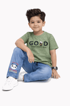 Mini Explorer Denim Outfit - Kiddiesco