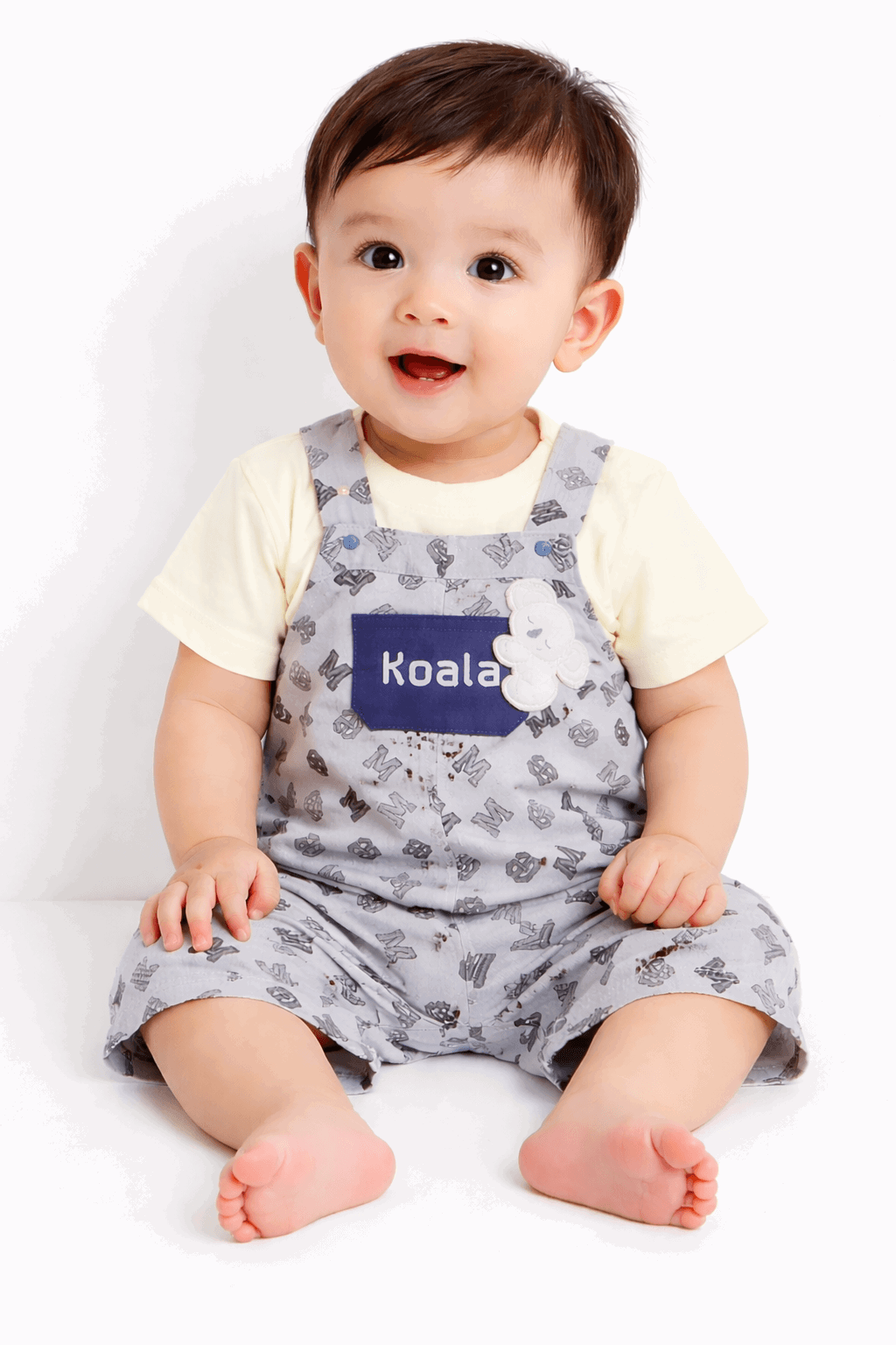 Mini Royal Romper Outfit - Kiddiesco