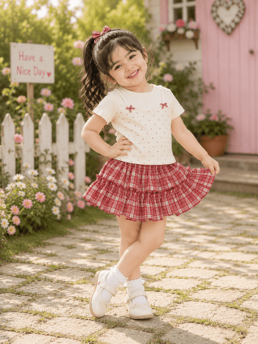 Mini Star Charm Skirt Set - Kiddiesco