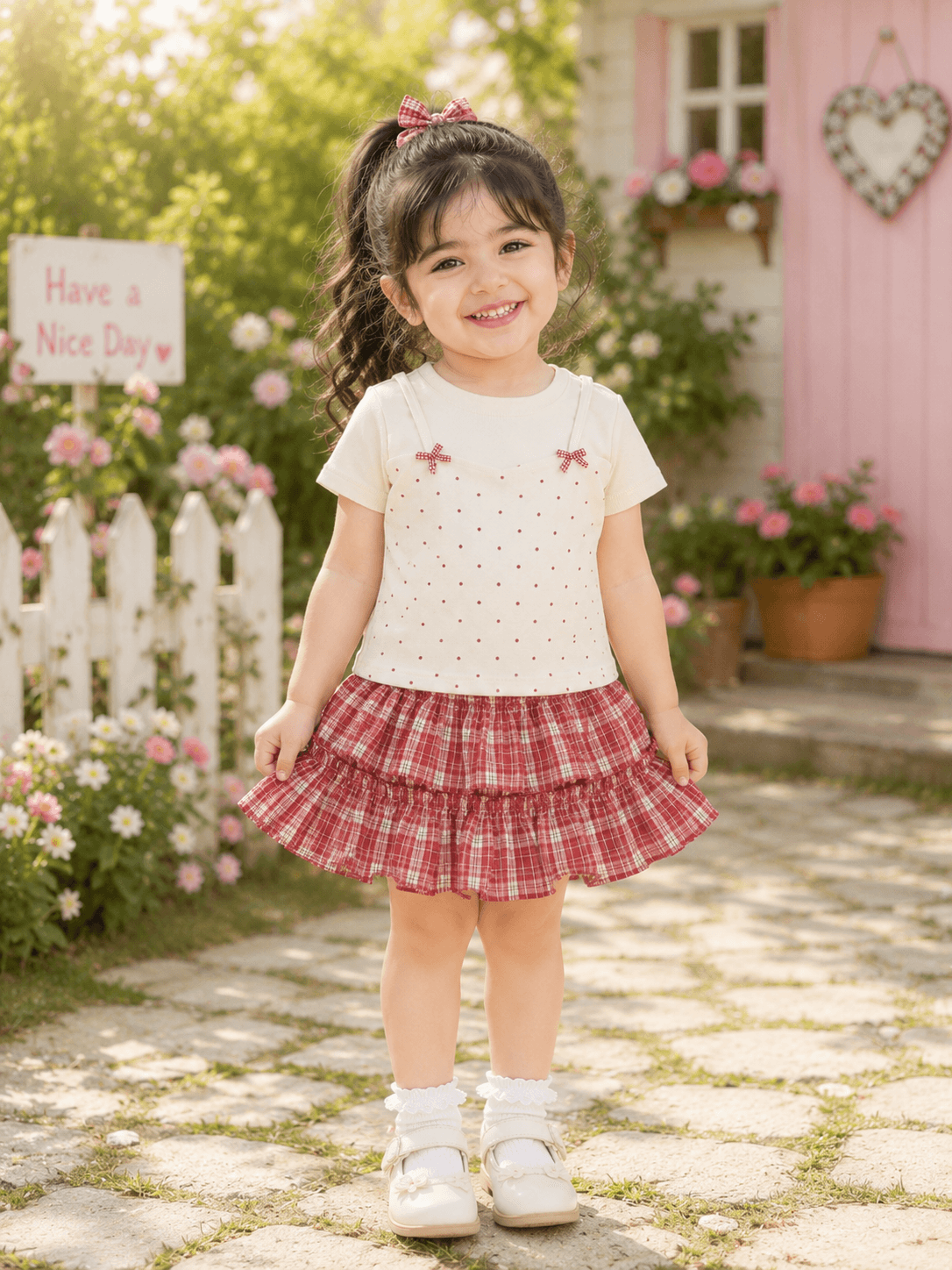 Mini Star Charm Skirt Set - Kiddiesco