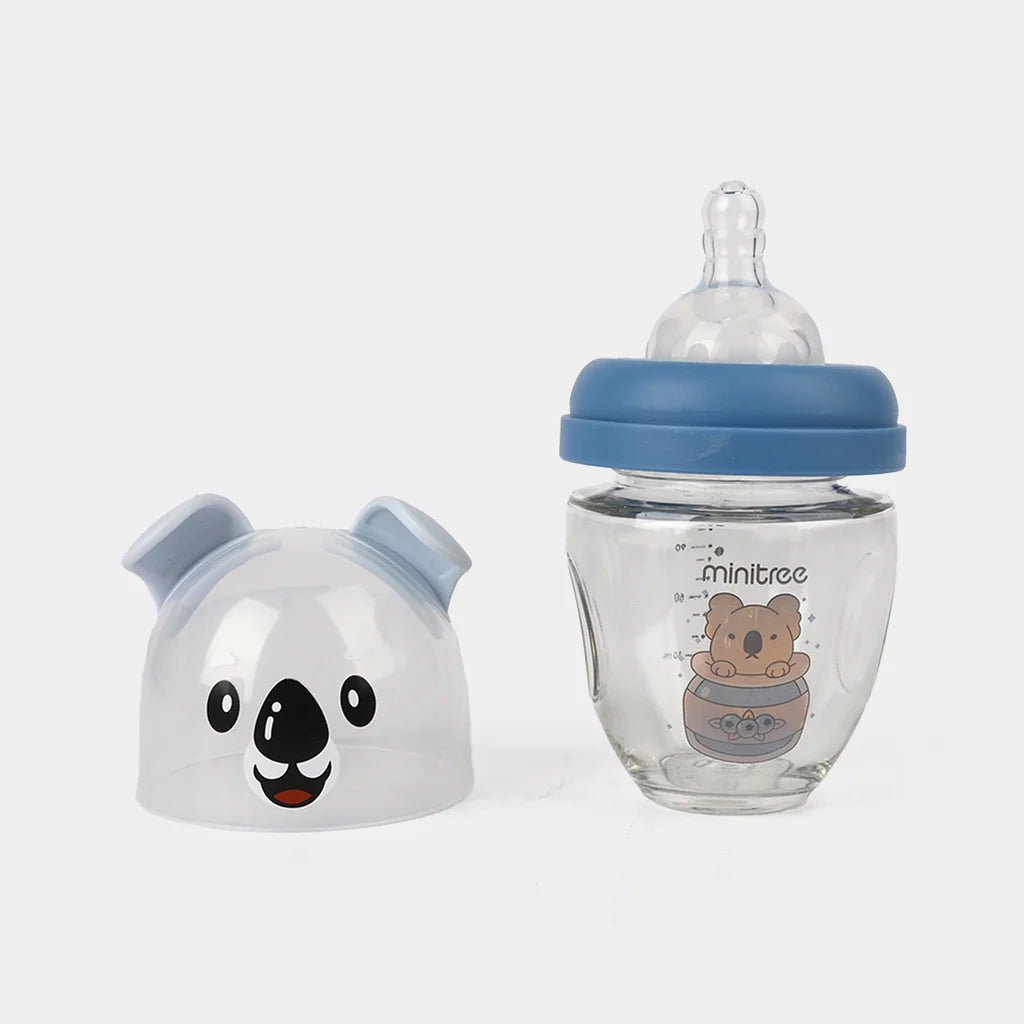 Minitree Baby Feeder Glass Blue - Kiddiesco