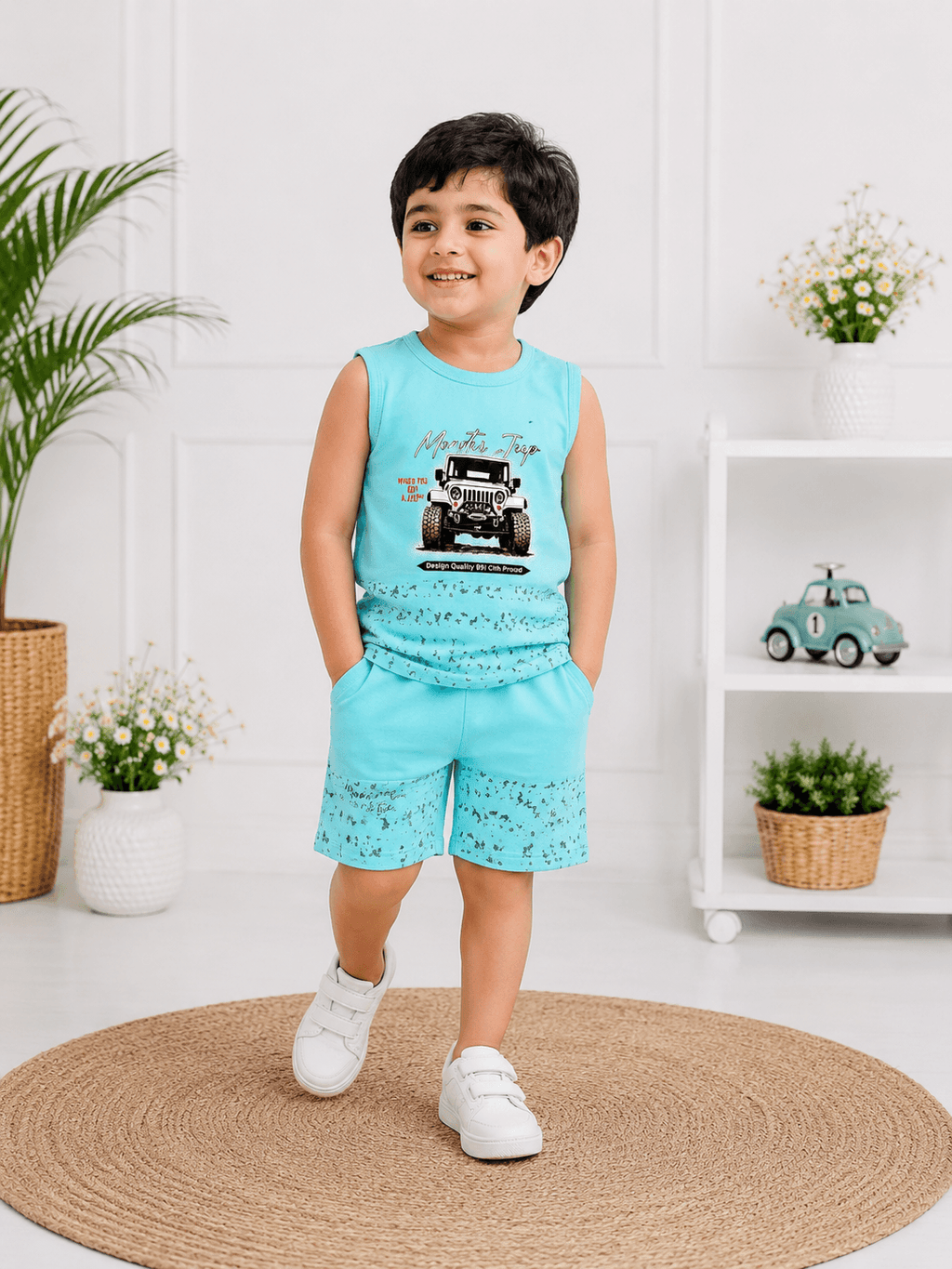 Mountain Jeep Summer Outfit - Kiddiesco
