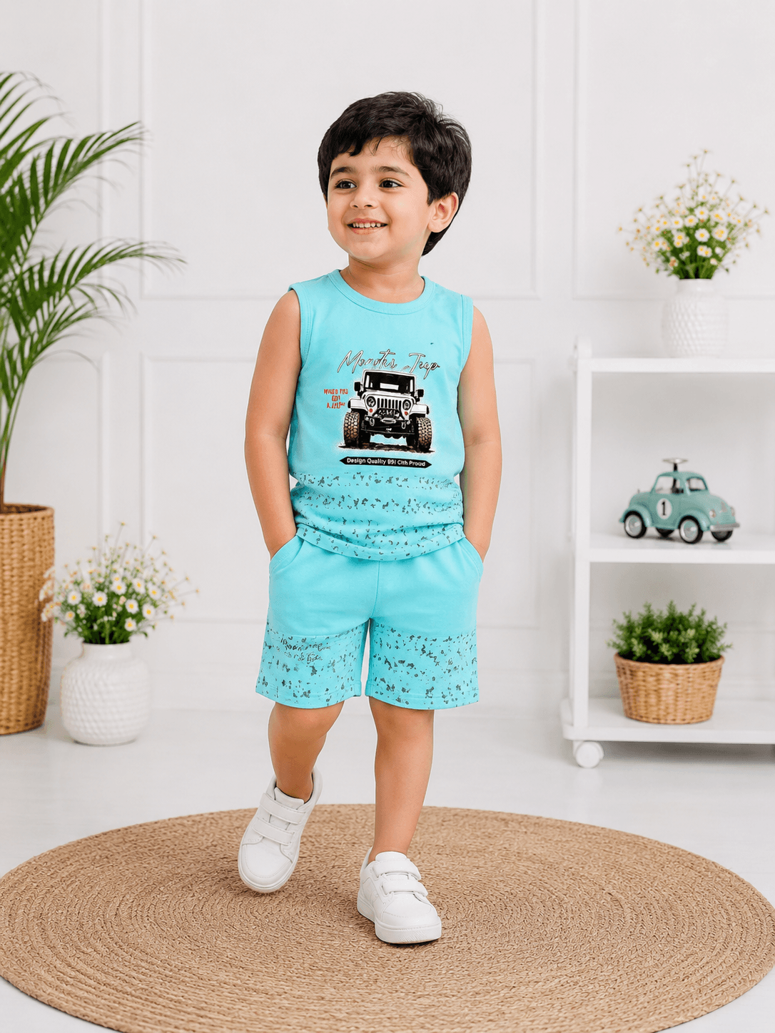 Mountain Jeep Summer Outfit - Kiddiesco