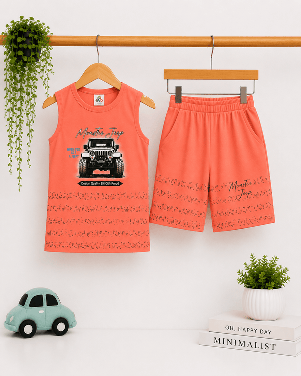 Mountain Jeep Summer Outfit - Kiddiesco