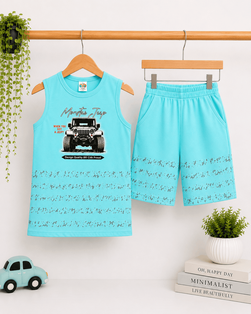 Mountain Jeep Summer Outfit - Kiddiesco