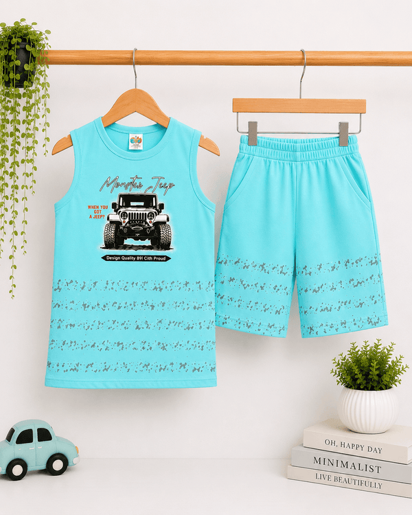 Mountain Jeep Summer Outfit - Kiddiesco