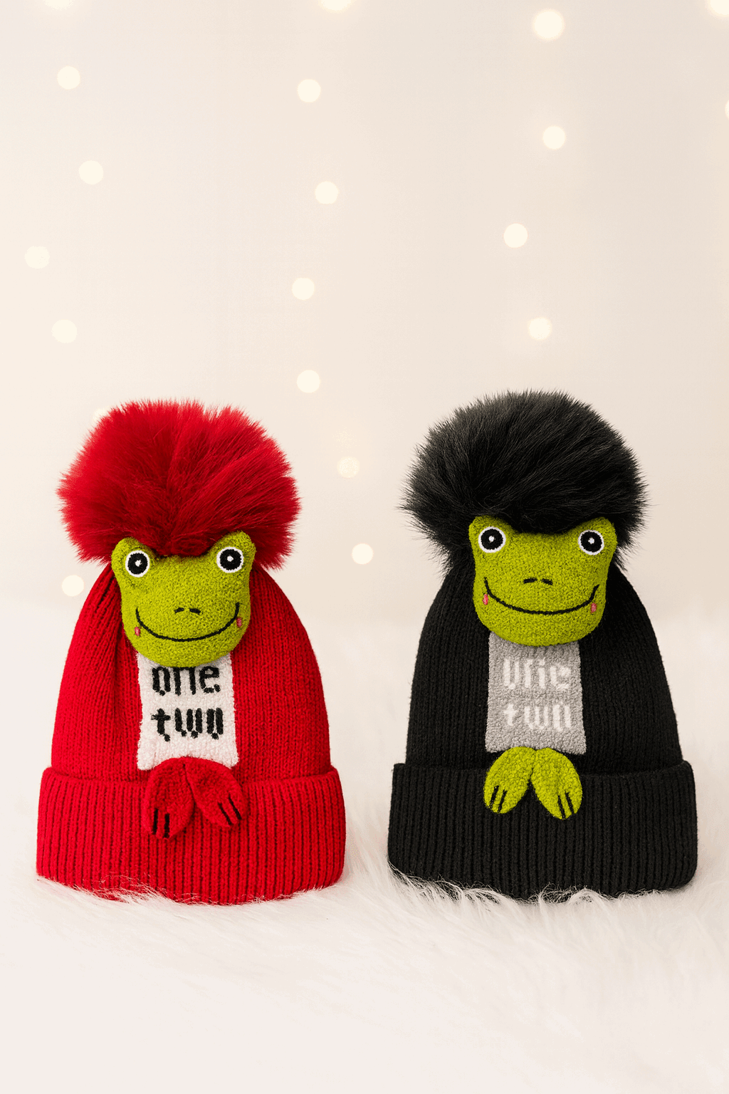 Pack Of 2 Baby Winter Woolen Cap/Hat KDC 012 - Kiddiesco Main image