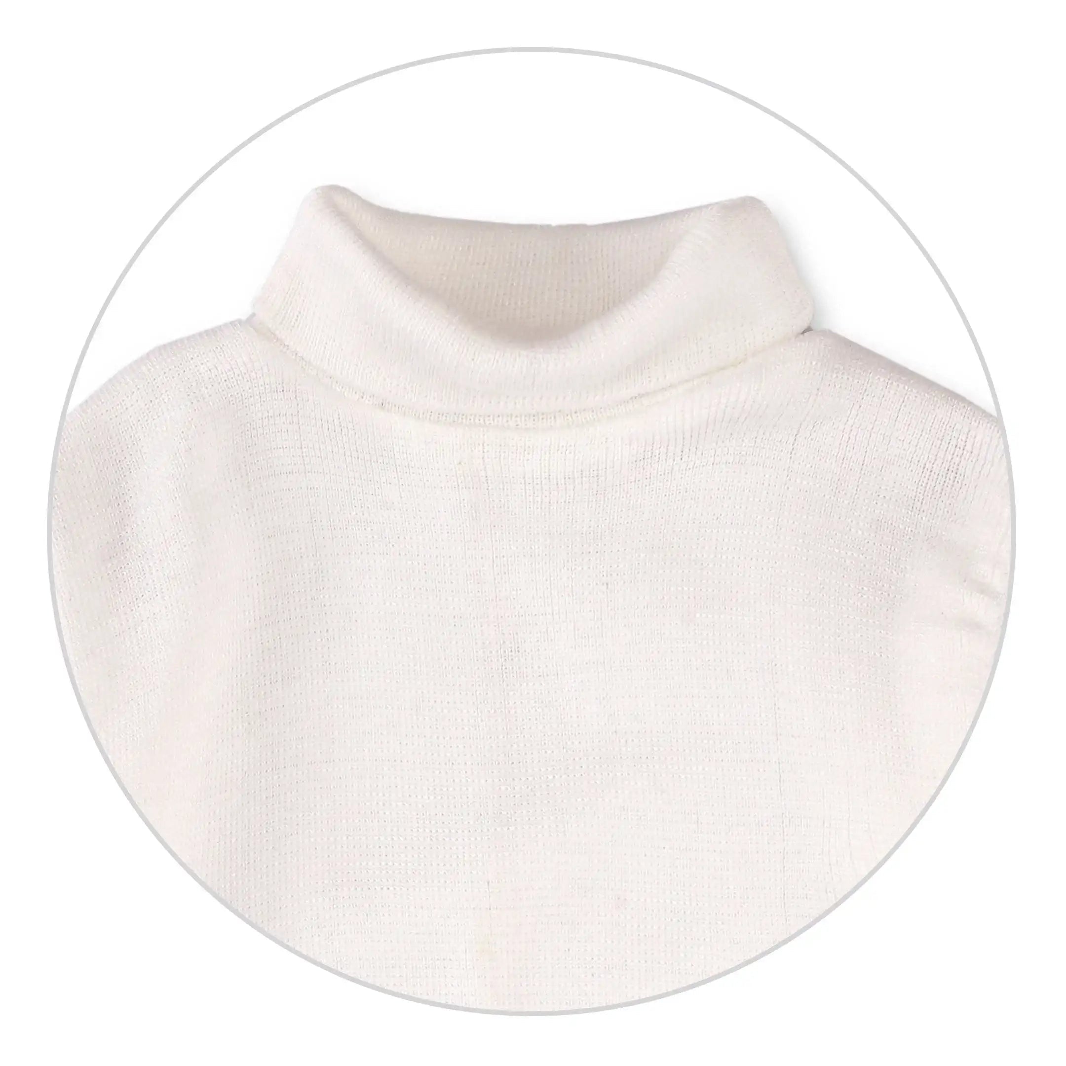 Pack of 2 High Neck White - Kiddiesco