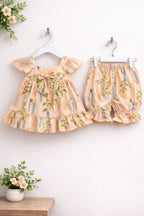 Peach Toned Summer Children's outfit - Kiddiesco