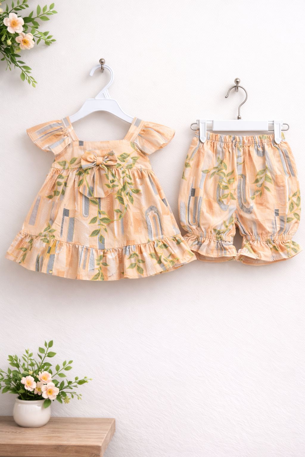 Peach Toned Summer Children's outfit - Kiddiesco