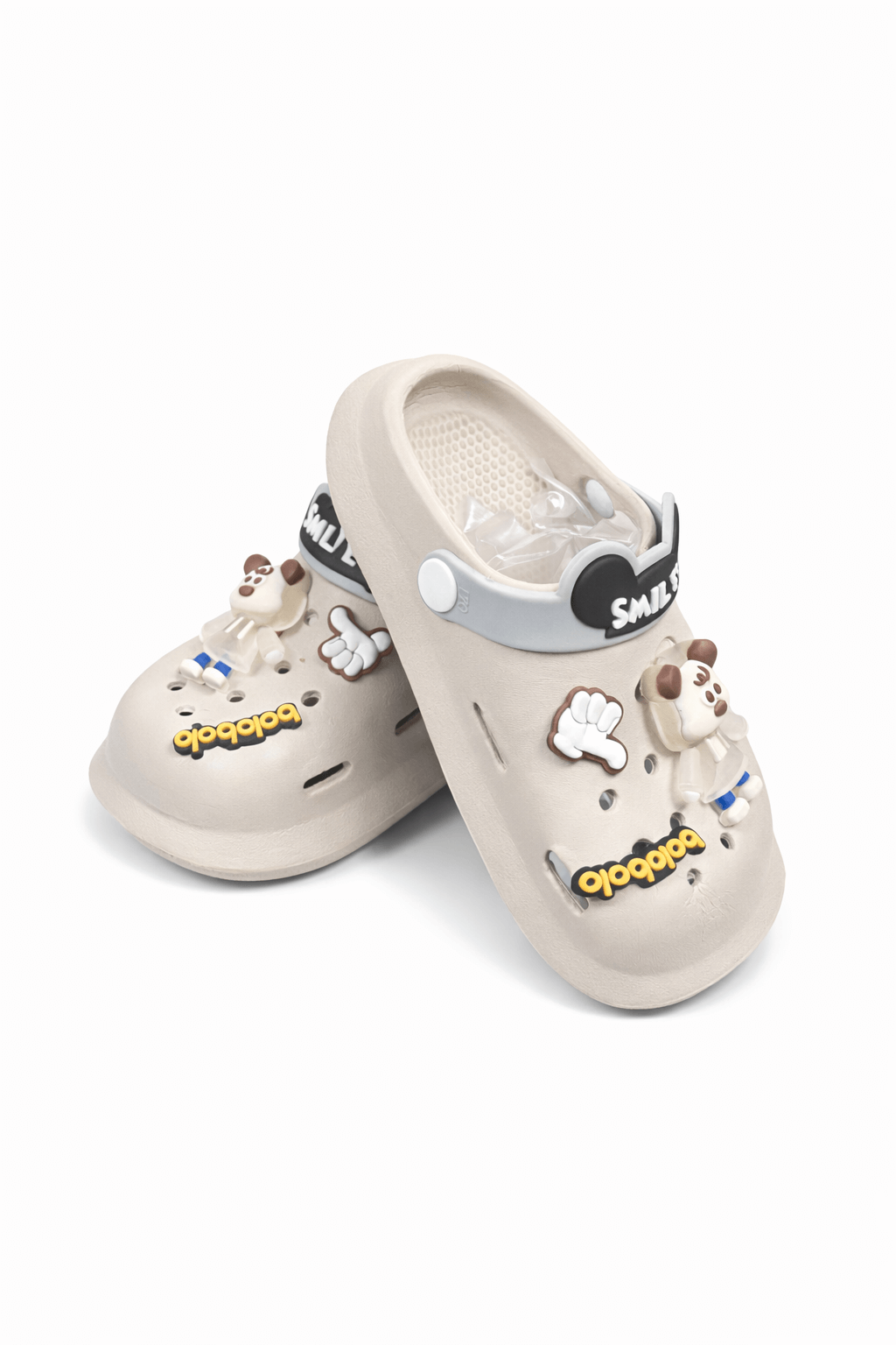 Playful smiley crocs Kdc 011 - Kiddiesco