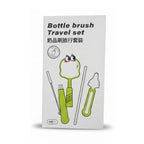 Portable Baby Feeding Bottle Brush Travel Set - Kiddiesco