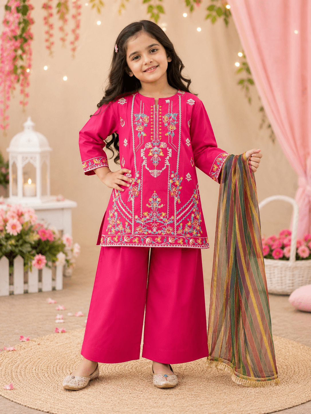 Princess Embroidered Fancy Suit - Kiddiesco