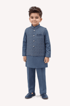 Royal Embroidered Waistcoat Suit Set KDC 027 - Kiddiesco