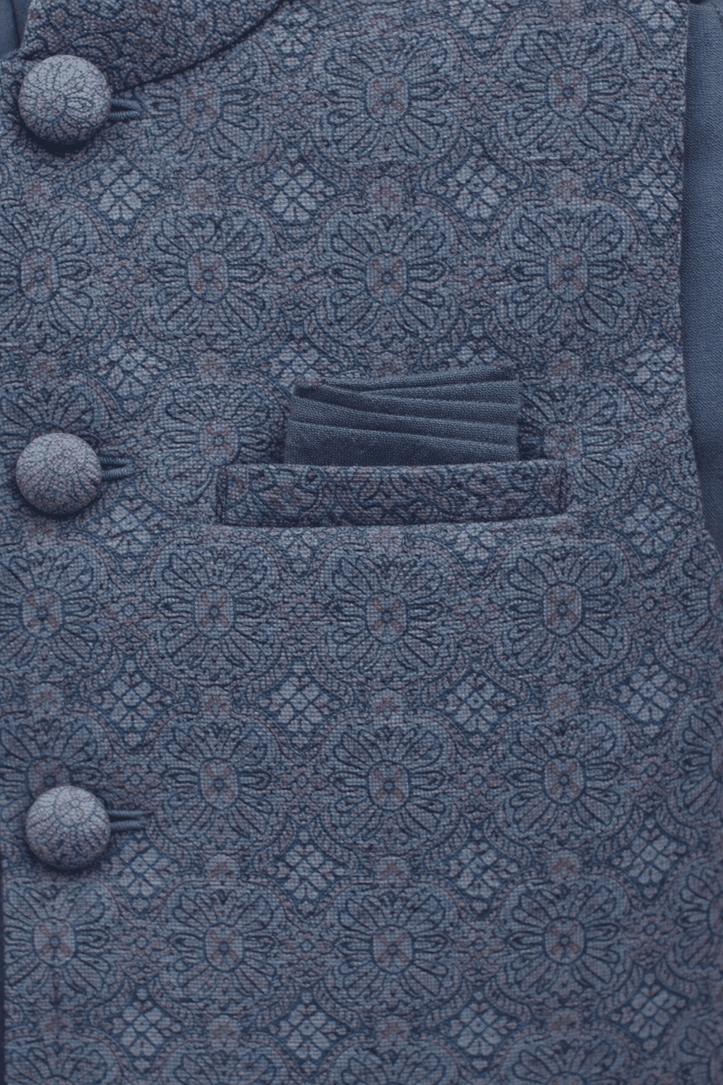Royal Embroidered Waistcoat Suit Set KDC 027 - Kiddiesco