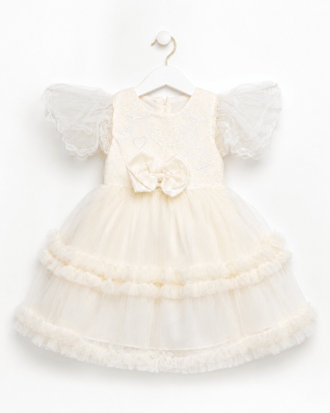 Snow Pearl Party Frock - Kiddiesco