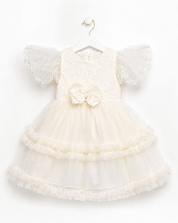 Snow Pearl Party Frock - Kiddiesco