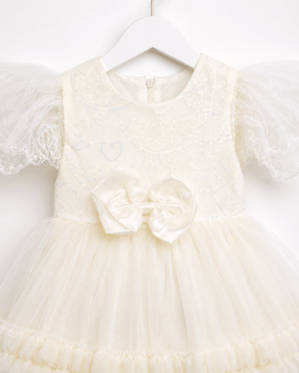 Snow Pearl Party Frock - Kiddiesco