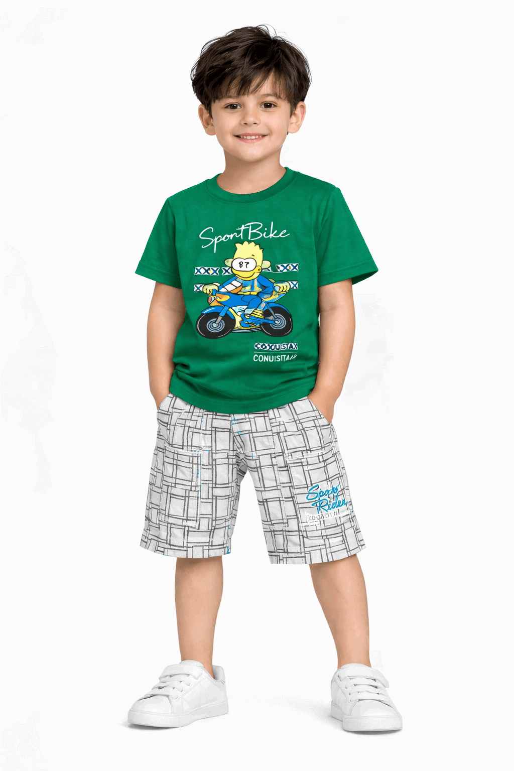 Sporty Rider Boys Outfit - Kiddiesco
