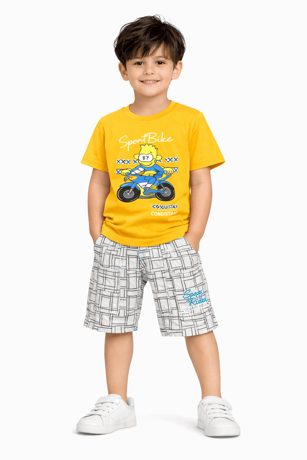 Sporty Rider Boys Outfit - Kiddiesco