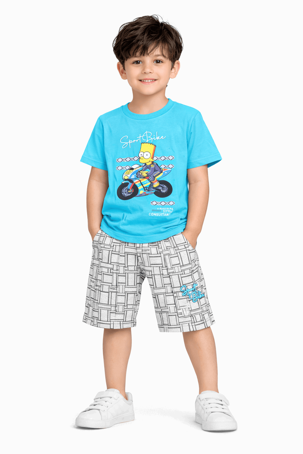 Sporty Rider Boys Outfit - Kiddiesco Main image