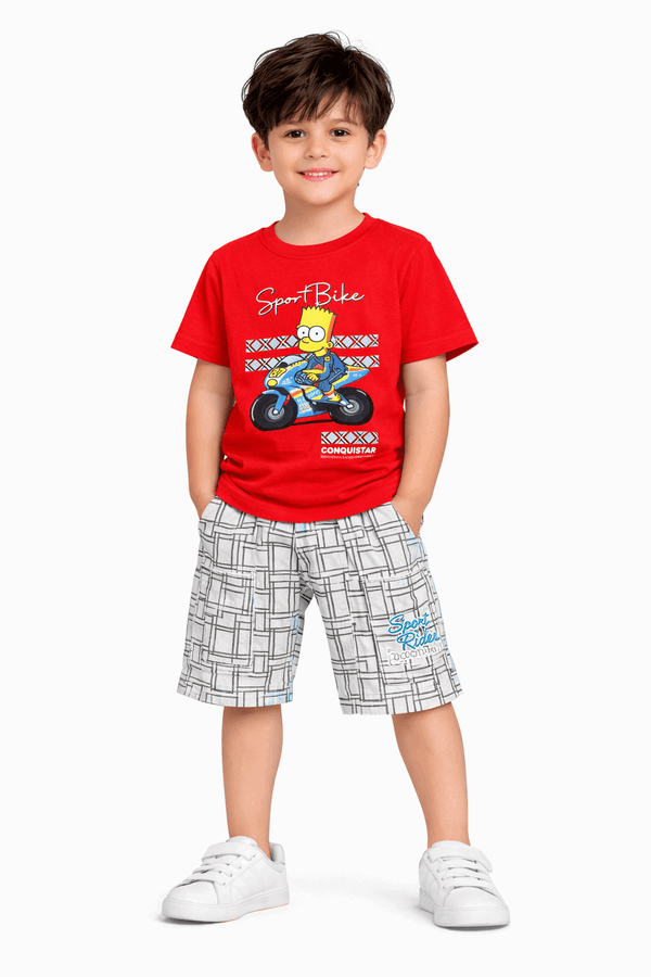 Sporty Rider Boys Outfit - Kiddiesco