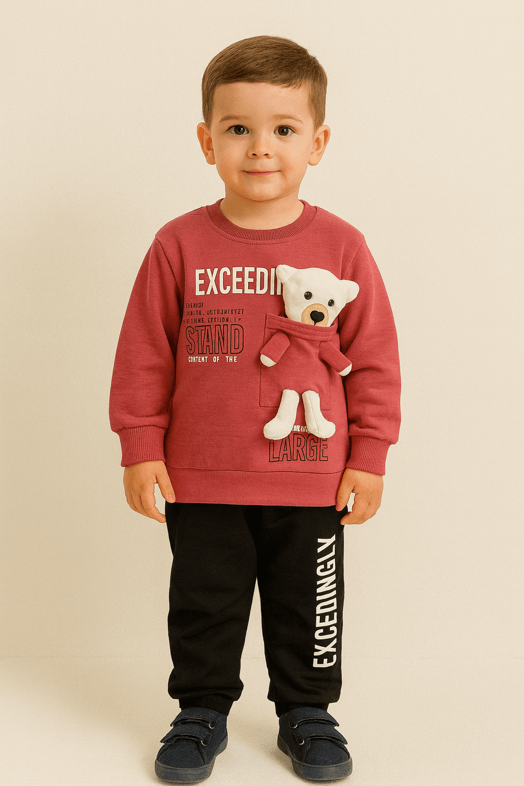 Sweat Bear Set KDC 070 - Kiddiesco Main image