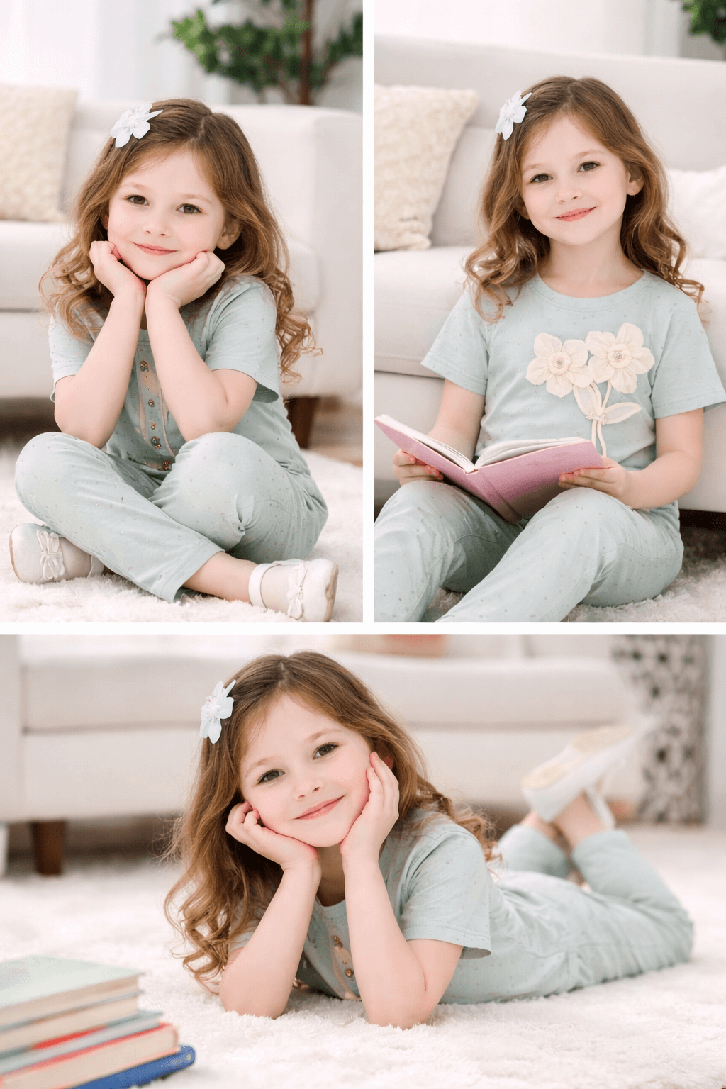 Twinkle Bloom Outfit 2Pcs - Kiddiesco