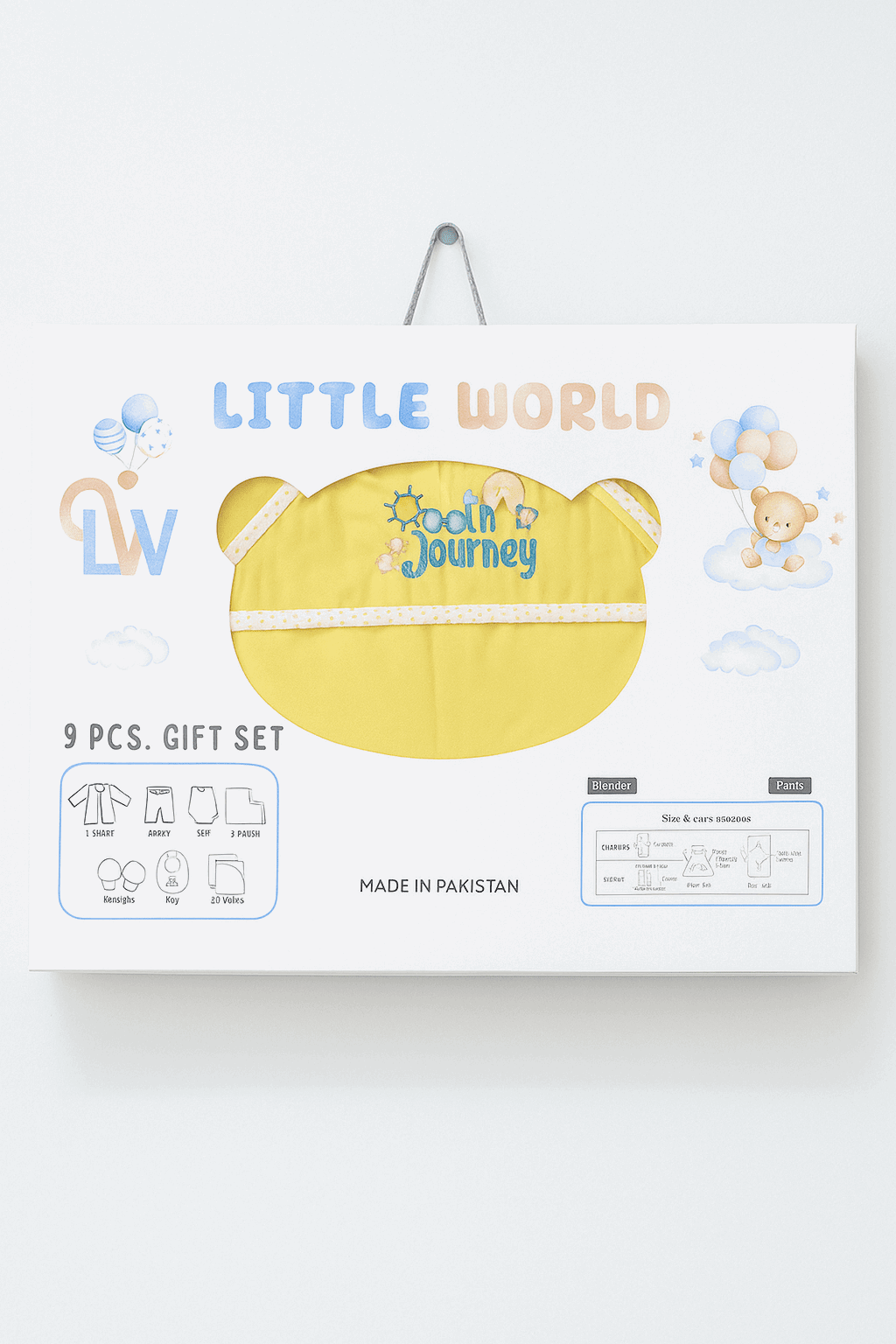 Winter Born Baby Cloth Journey Gift Set 9 Pcs - Kiddiesco