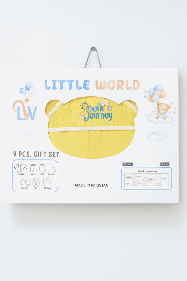 Winter Born Baby Cloth Journey Gift Set 9 Pcs - Kiddiesco