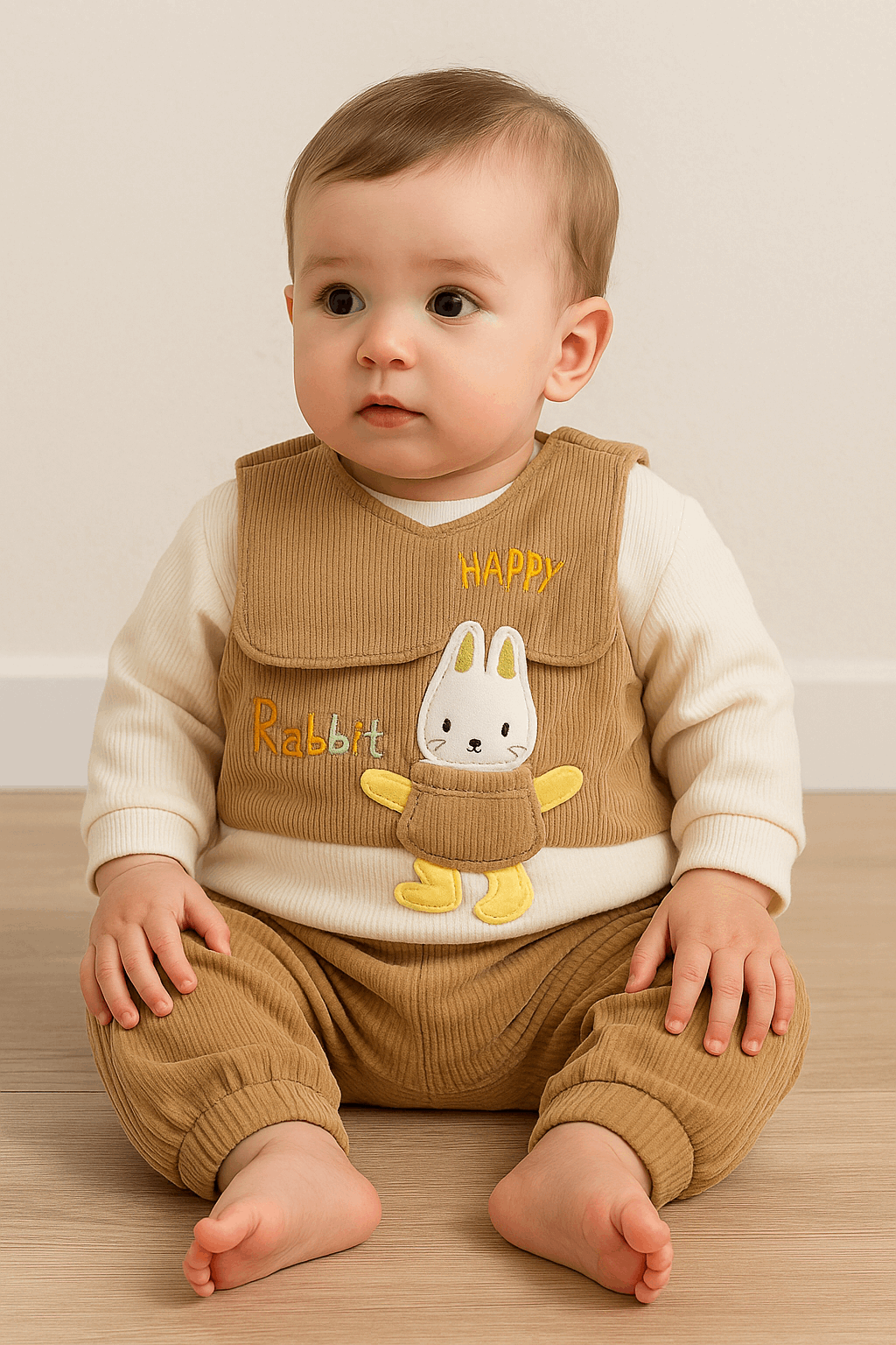 Winter Little Joy Outfit Brown KDC 020 Secondary image