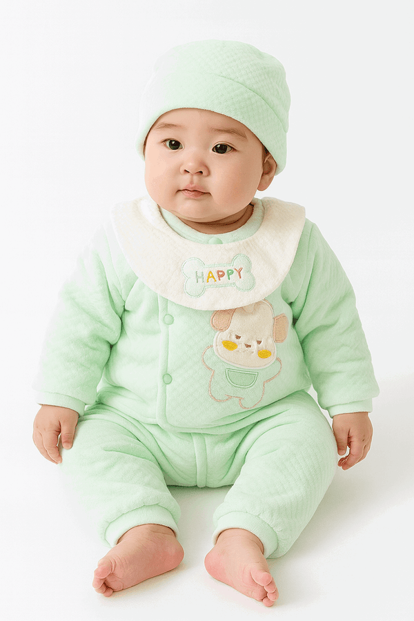 Winter Little Joy Outfit Light Green KDC 023 - Kiddiesco