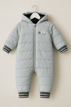 Winter Qulited Jacket Romper Baby Outfit KDC 199 - Kiddiesco