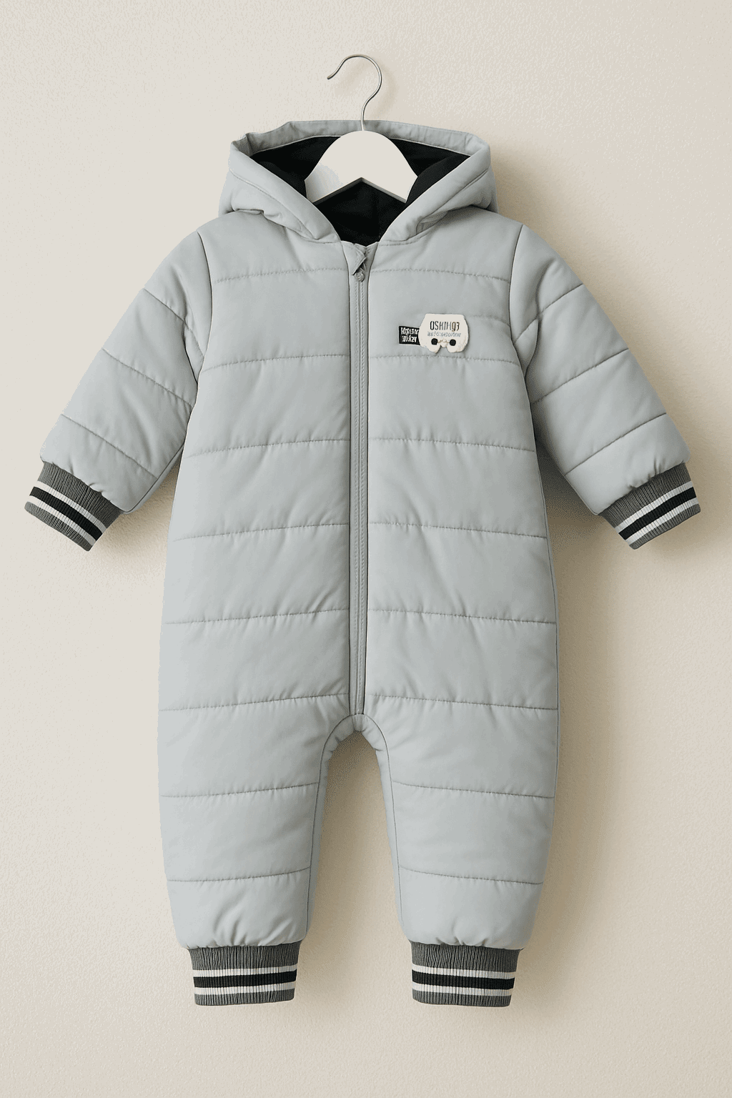 Winter Qulited Jacket Romper Baby Outfit KDC 199 - Kiddiesco