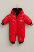 Winter Qulited Jacket Romper Baby Outfit KDC 199 - Kiddiesco