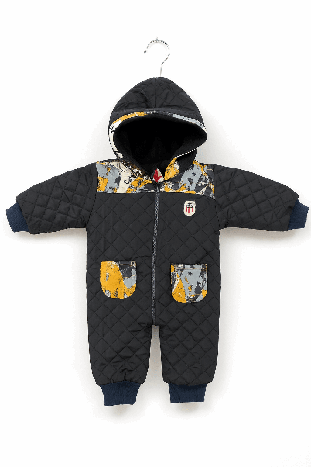 Winter Qulited Jacket Romper Baby Outfit KDC 200 - Kiddiesco