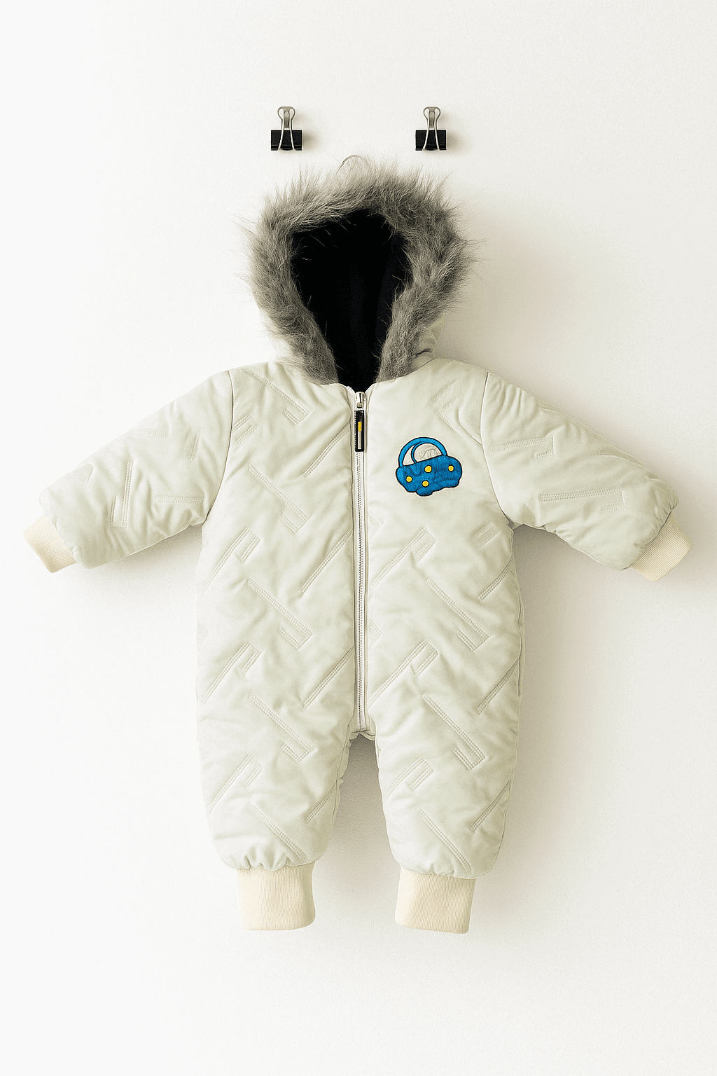 Winter Qulited Jacket Romper Baby Outfit KDC 202 - Kiddiesco