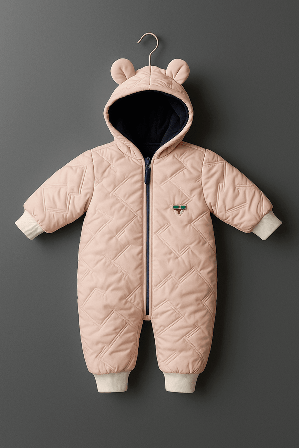 Winter Qulited Jacket Romper Baby Outfit KDC 202 - Kiddiesco